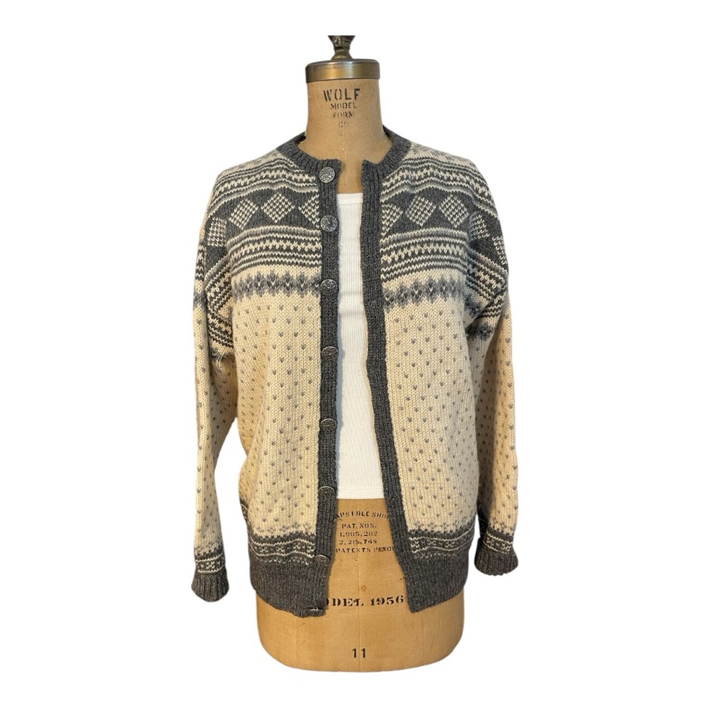Vintage | Fair Isle Cardigan Sweater